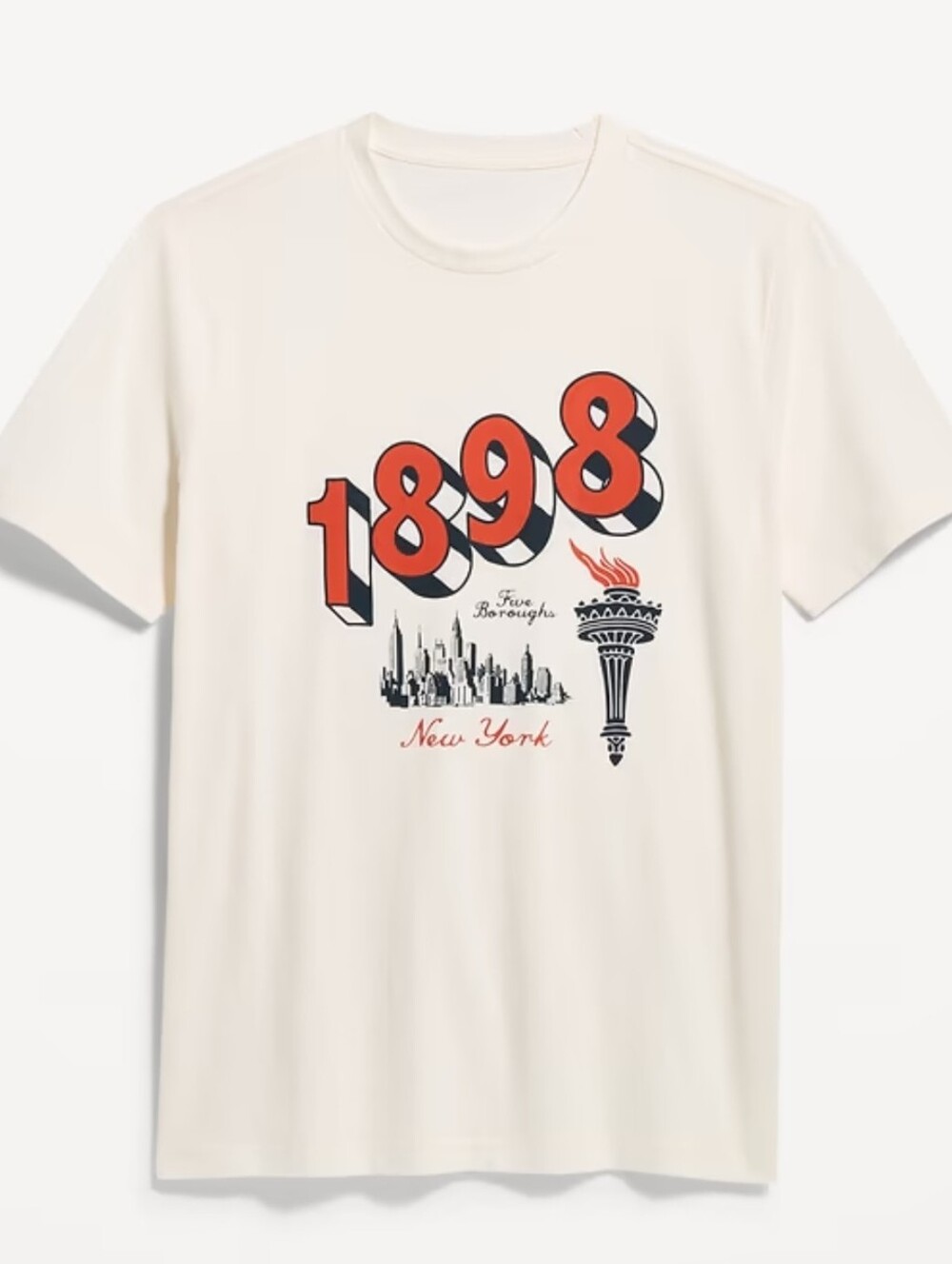 1898 Graphic Cream Men's T-Shirt